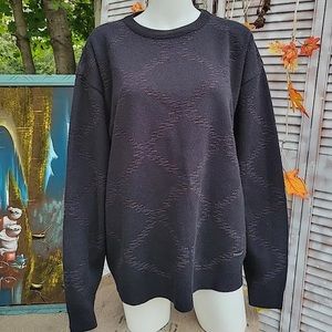 JANTZEN SIGNATURE Vintage Wool blend crewneck sweater, blue